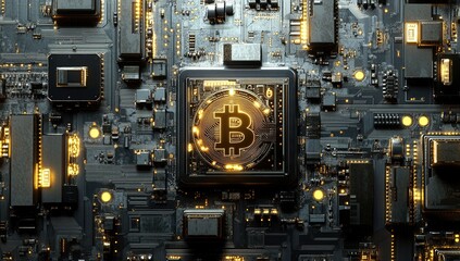 Cryptocurrency Mining: Digital Currency Processes on Advanced Circuit Boards Illuminating Technological Advancement