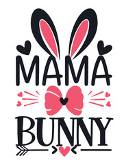 Boho Western Mama Typography Design