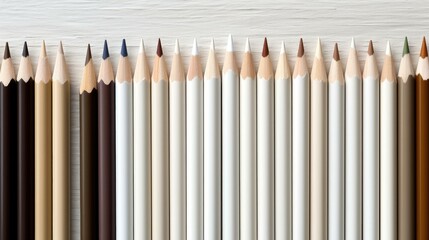 shades white pencil