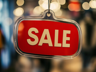 marketing offers, banner for advertising, inscription SALE