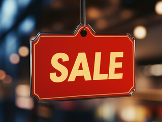 marketing offers, banner for advertising, inscription SALE