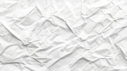Obraz premium Abstract Texture of Wrinkled White Paper