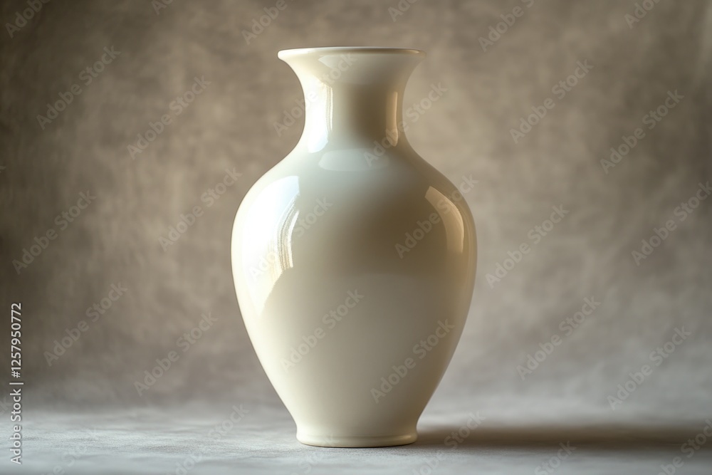 Wall mural White Vase on Table