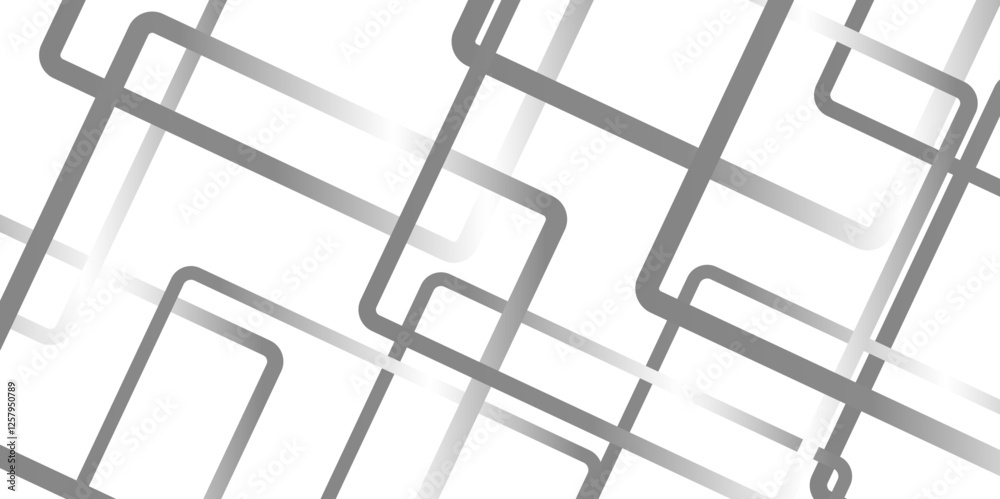 Poster abstract seamless random geometric white, black square lines pattern on a transparent background des