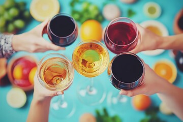 Stop alcohol concept. Person refuse to drink alcohol