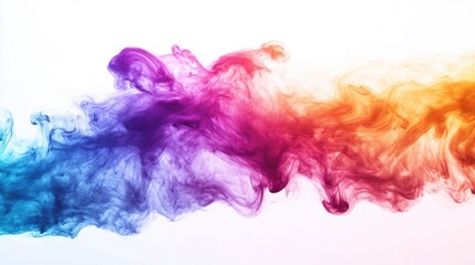 Colorful Smoke Swirling