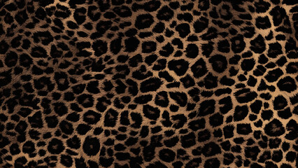 Obraz premium leopard, fluffy background, brown color, fur, spots, modern stylish background for fabric