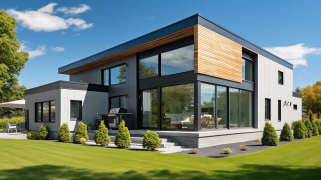 modern siding house