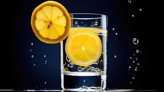 flot water in a glass
