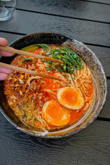 ramen, japanese food, tantanmen, noodles, japanese cuisine, asian food,