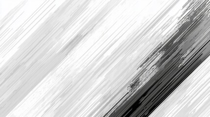 Abstract grayscale diagonal lines; motion blur; textured background; website design