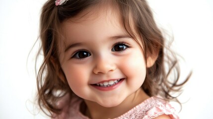 adorable little girl smiling