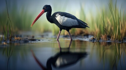 Obraz premium marsh small office background