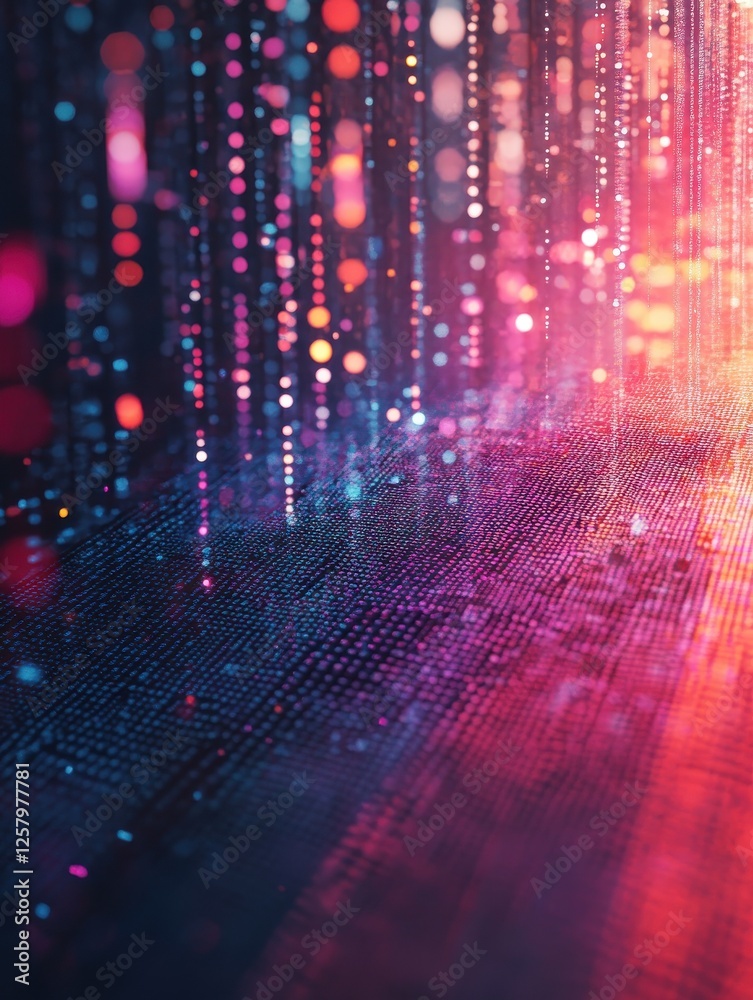 Poster abstract technology background. digital computer code. data transfer concepts in internet. graphic c