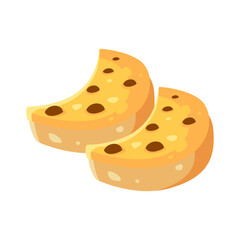 Illustration of Chocolate Chip Cookies, Design Inspiration, Vector, Template, Object