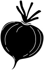 onion illustration garlic silhouette vegetable logo healthy icon food outline vegetarian organic fresh diet ingredient raw spice vegan ripe shape or vector graphic background