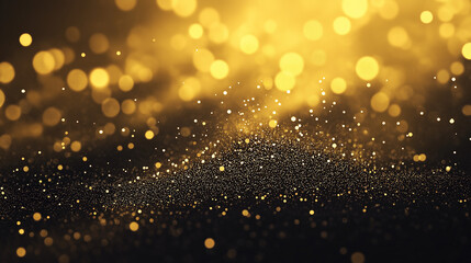 Fototapeta premium golden glitter background texture abstract