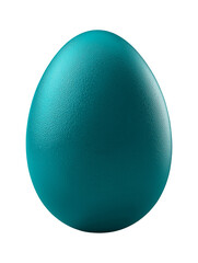 Light blue Easter egg, Easter egg isolated on white or transparent background png image