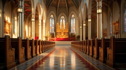 Obraz premium beauty catholic light