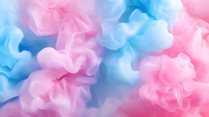 Fototapeta premium Abstract Pastel Pink and Blue Swirls Texture Background Image