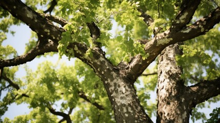 Obraz premium infection diseased tree