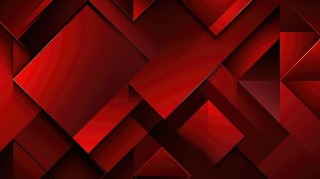 geometric red template