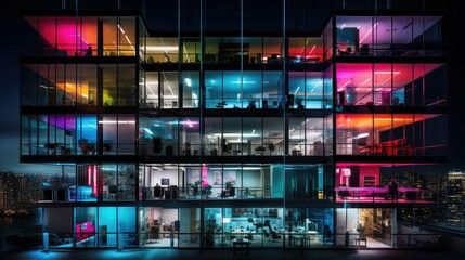 illumination office buidling