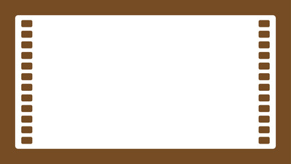 フィルムのフレーム　動画や映画の背景イラスト05