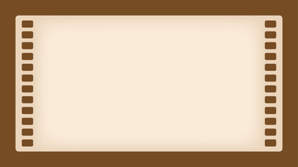 フィルムのフレーム　動画や映画の背景イラスト04