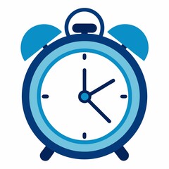 alarm clock icon vector design template elegant style 