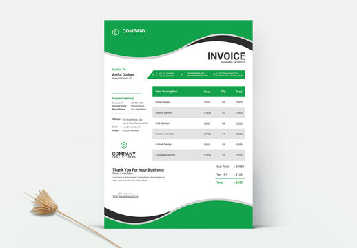 Invoice Design Layout
