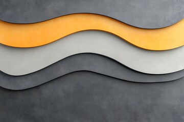 Creative close-up of abstract waves modern visual art texture for indoor design