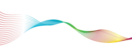 abstract wave curved background line design, vector illustration.