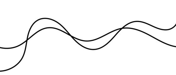 abstract wave curved background line design, vector illustration.