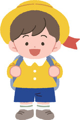 유치원에 입학한 어린이