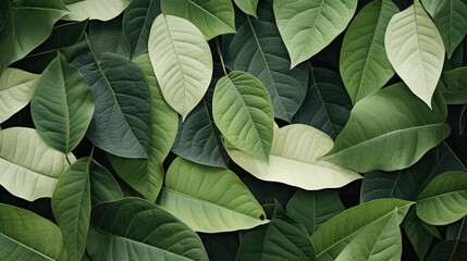 greenery leaves pattern