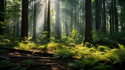 Obraz premium sunlight background plants