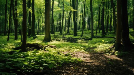 Obraz premium trees plants landscape