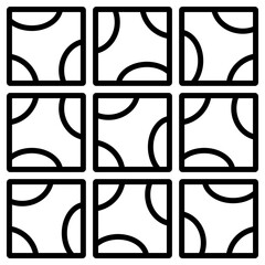 타일 바닥 아이콘