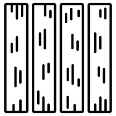 나무결 소재 아이콘