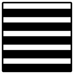 Obraz premium 가로 줄무늬 패턴 아이콘