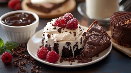 Decadent Chocolate Raspberry Dessert