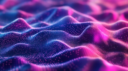 Abstract technology background. Polygonal with connecting dots and lines. Data and technology concept, network connection