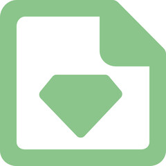 File Sketch icon logo design