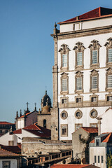 Episcopal Palace of Porto, a historic 18th-century palace and former residence of the bishops of Porto, featuring Baroque and Rococo architectural details