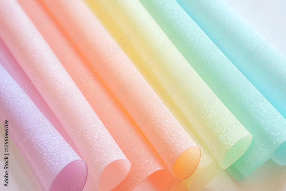 Wall mural abstract pastel gradient background with smooth texture, perfect for text overlay.