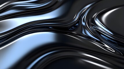 Abstract Grey Smoke Pattern on Black Background in High Resolution