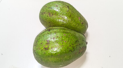 avocado on a wooden table