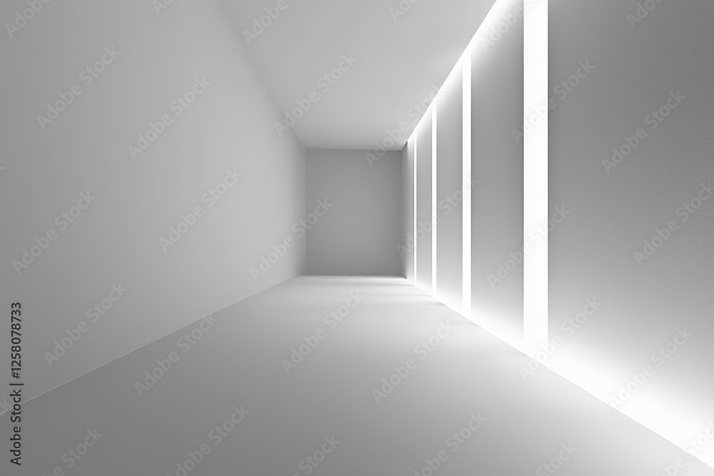 Fototapete minimalist gray surface with elegant empty area for overlay text.