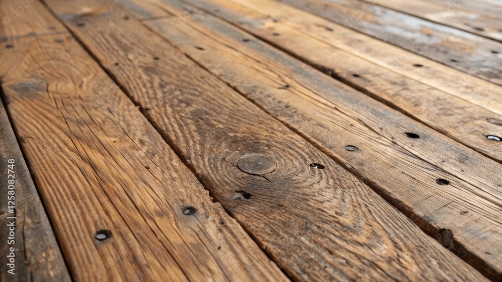 Leinwandbilder a closeup view of knots and blemishes on a reclaimed wood surface emphasizing the unique character a